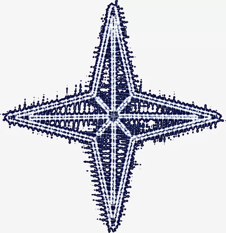 Stern BETLEHEM, 4 Strahlen, zur Wandmontage