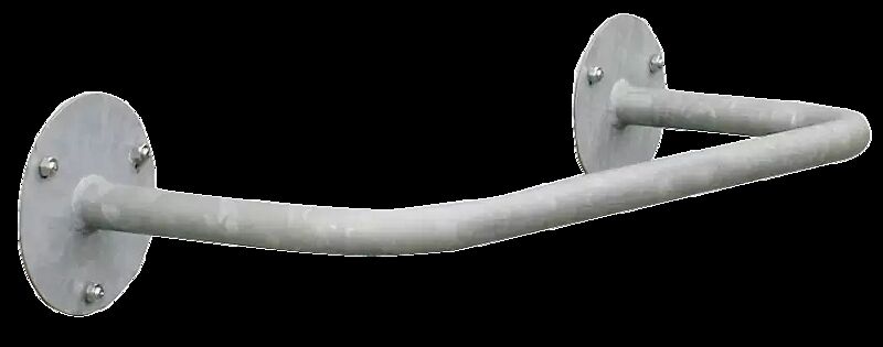 Wandanlehnbügel JEFFERSON, Einzelbügel, feuerverzinkt