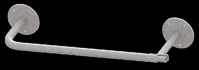 Wandanlehnbügel JEFFERSON, Anfangsbügel, feuerverzinkt