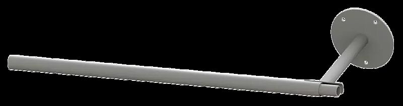 Wandanlehnbügel JEFFERSON, Mittelbügel, in RAL 9007 graualuminium