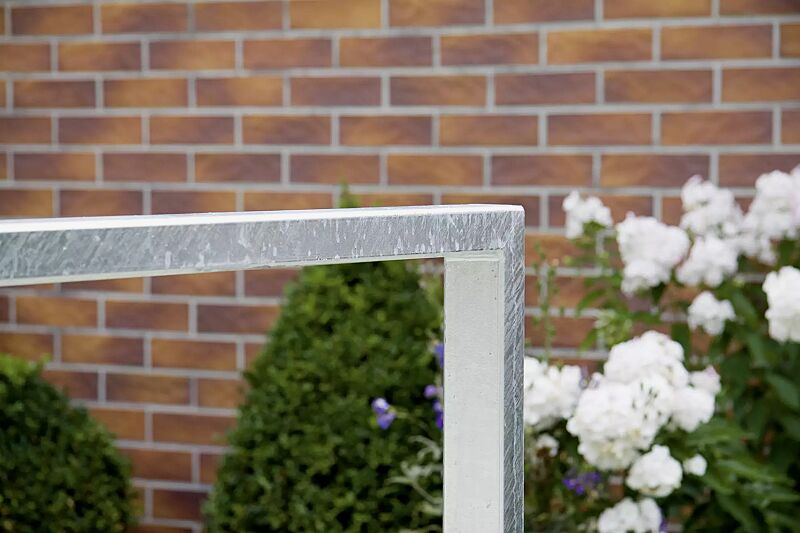 Anlehnbügel FLINT feuerverzinkt, zum Aufdübeln