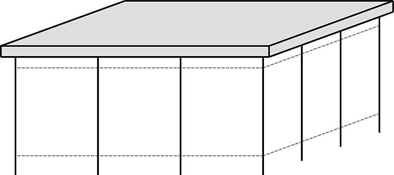 Überdachung FLEXI-BOX