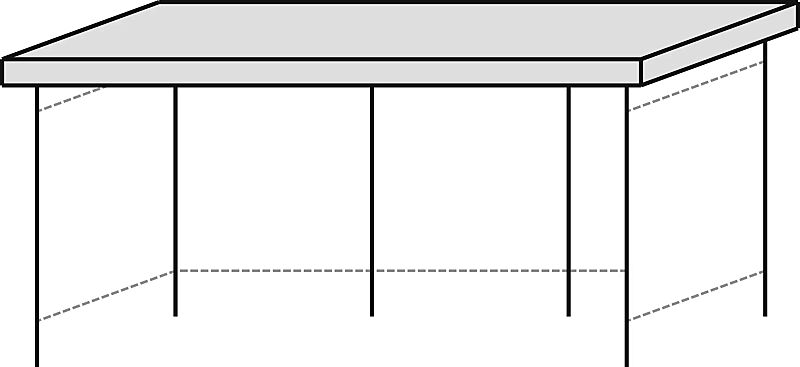Überdachung FLEXI-BOX