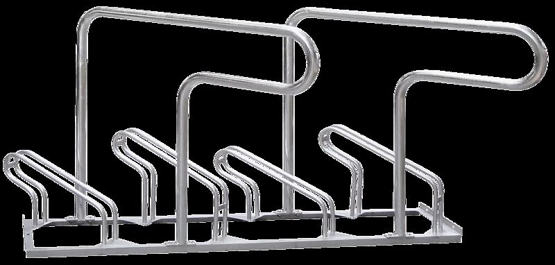 Fahrradständer COLORADO, 45° rechts, 4 Stellplätze