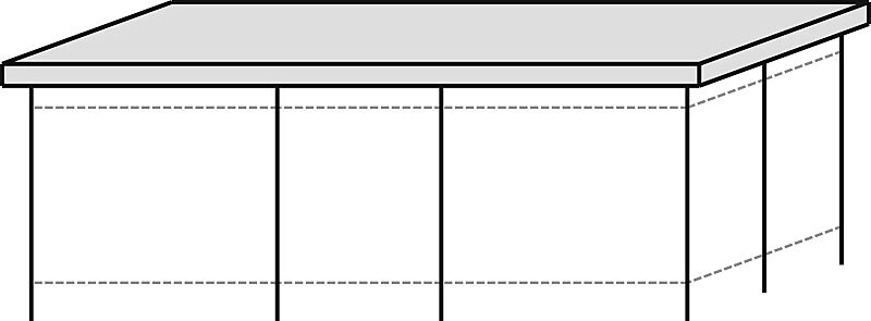 Überdachung FLEXI-BOX