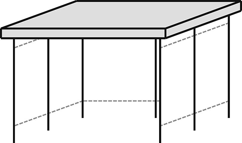 Überdachung FLEXI-BOX
