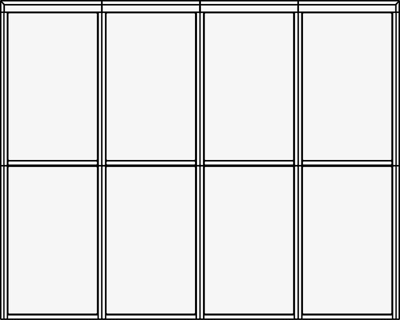 Fahrradgarage FULLERTON-E XL Anzahl Boxen: 8, Ausführung: doppelstöckig