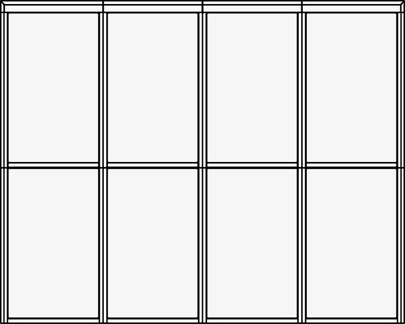 Fahrradgarage FULLERTON-KEY XL Anzahl Boxen: 8, Ausführung: doppelstöckig