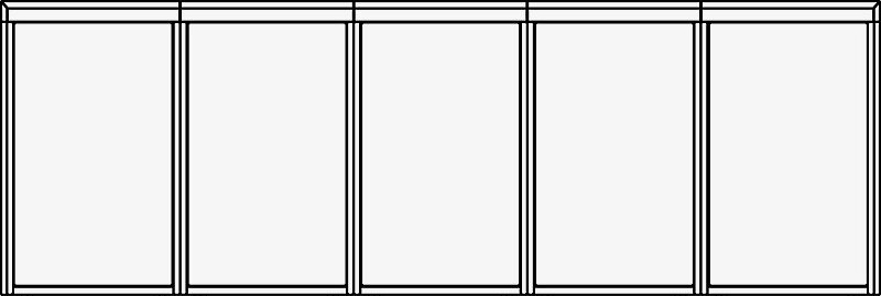 Fahrradgarage FULLERTON-PIN Anzahl Boxen: 5, Ausführung: einstöckig