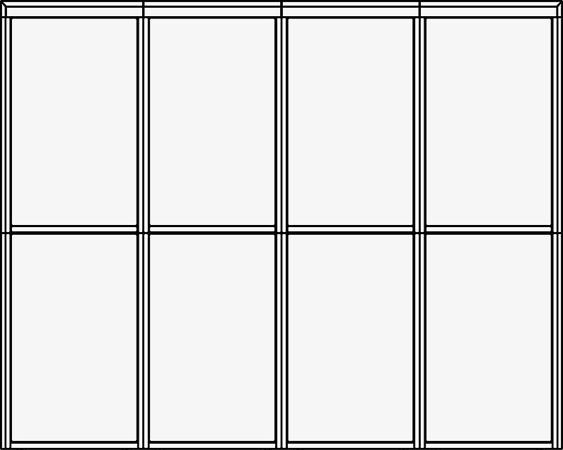 Fahrradgarage FULLERTON-PIN Anzahl Boxen: 8, Ausführung: doppelstöckig