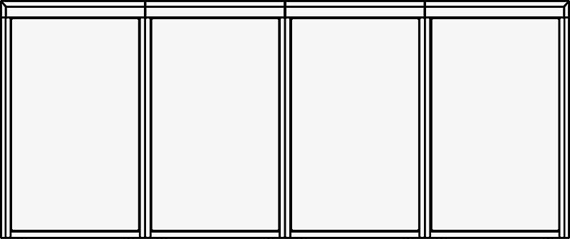 Fahrradgarage FULLERTON-KEY XL für Liege- und Lastenfahrräder, Anzahl Boxen: 4