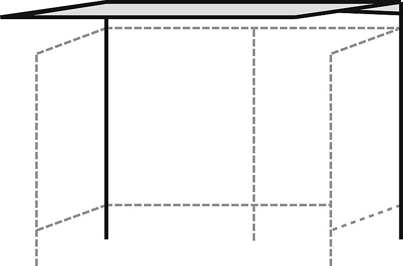Überdachung TUCANA für Doppelstock-Fahrradparksysteme