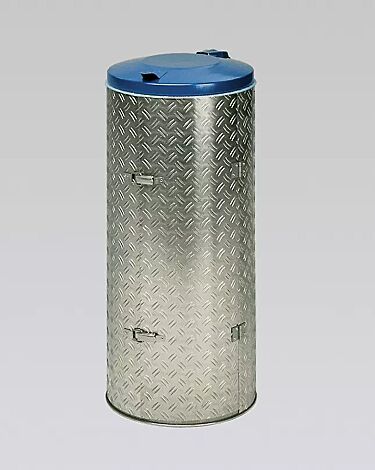 Kompakt-Abfallsammler BENTLEY, Deckelfarbe in RAL 5010 enzianblau