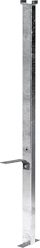 Pfosten zum Einbetonieren aus Stahl für 70-Liter-Behälter, feuerverzinkt