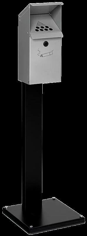 Wandascher NOTTINGHAM, zum Aufdübeln, in silber