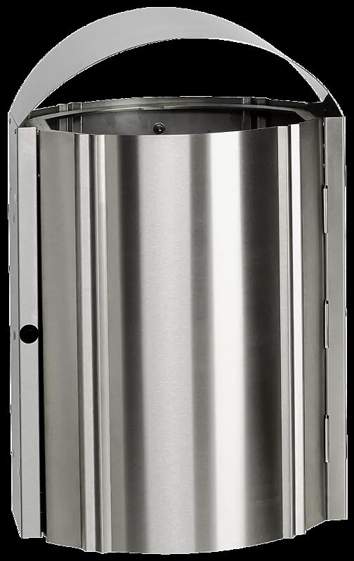 Abfallbehälter CALEDON aus Edelstahl