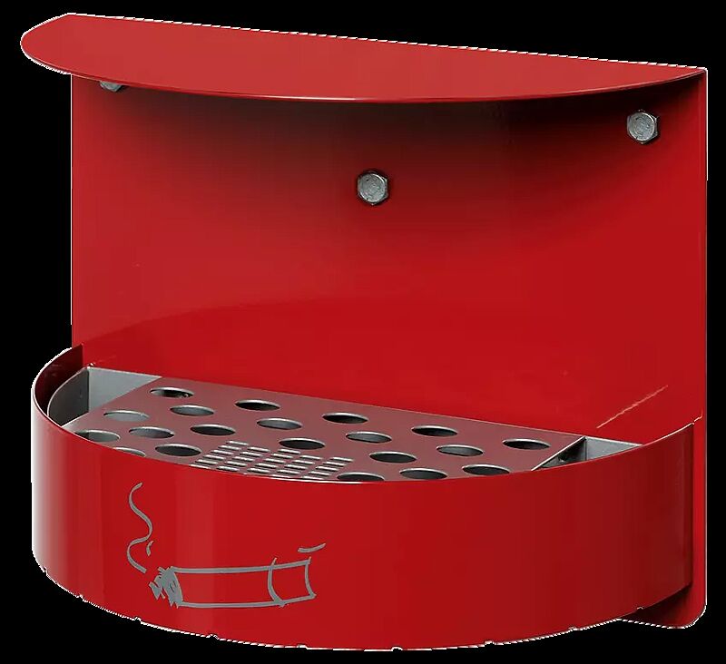 Wandascher YUKON, in RAL 3000 feuerrot