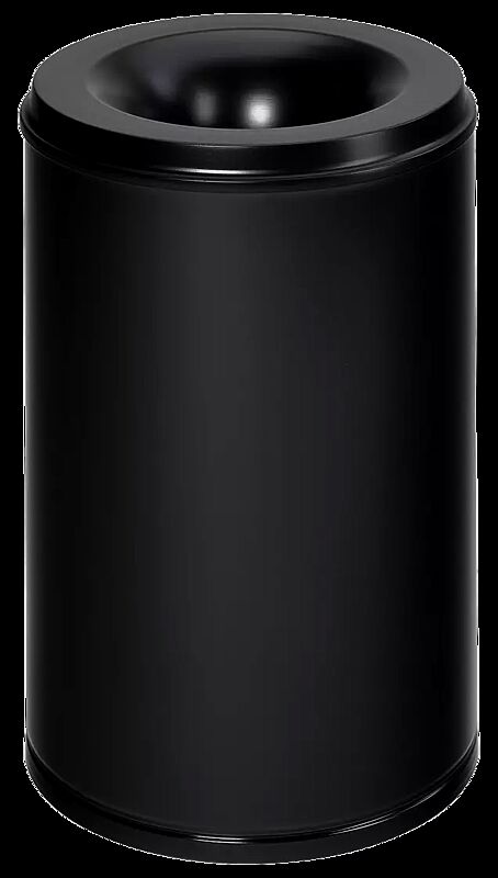 Abfallbehälter CARLTON aus Stahl, selbstlöschend