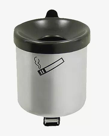 Wandascher GLASGOW, 6 Liter, in weißaluminium ähnlich RAL 9006