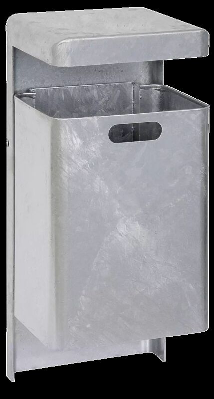 Abfallbehälter HALIFAX aus Stahl, feuerverzinkt