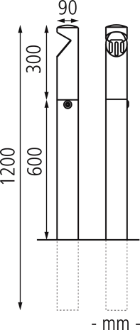 Ascher LENOX z. E., gewölbt