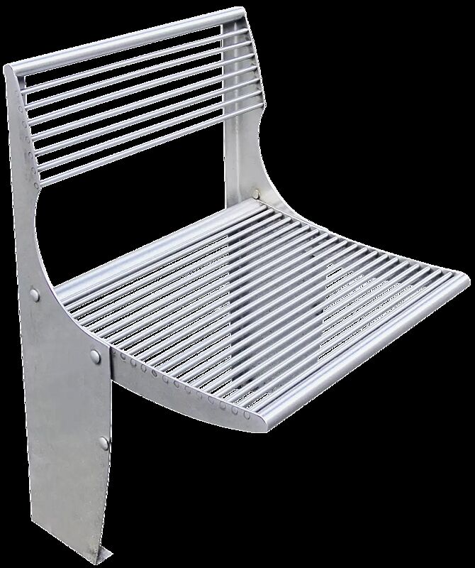 Klappsitz LASA mit Rückenlehne