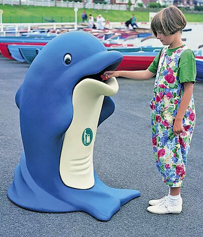 Abfallbehälter DELFIN