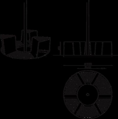 Baumschutzrost SINUS 3 Sitze