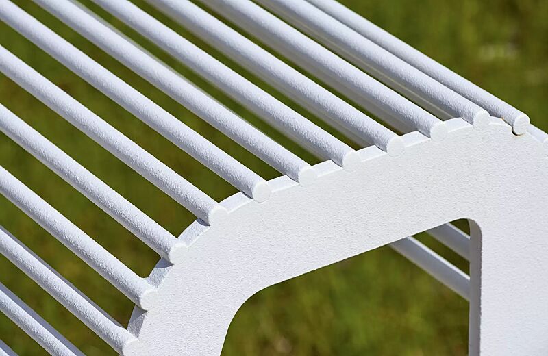 Detail: Rundstahlauflage