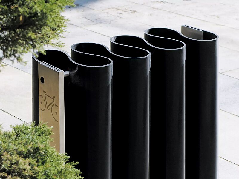 Fahrradständer MEANDRE, Edelstahl