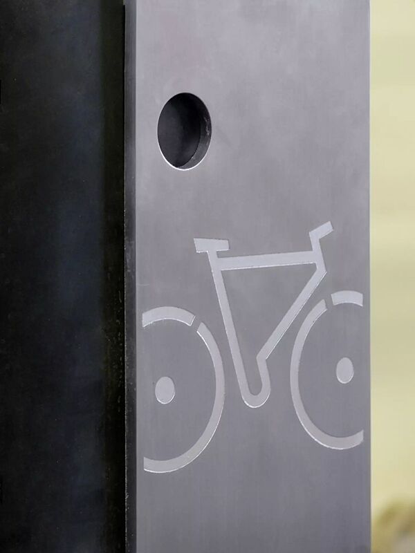 Detail: Fahrradsymbol