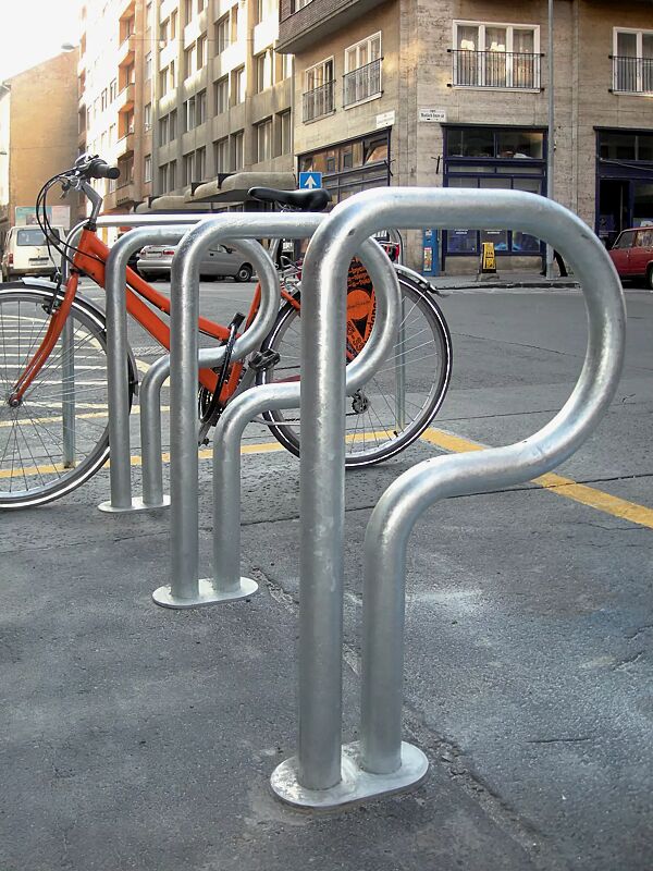 Anlehnbügel BIKEPARK, zum Aufdübeln