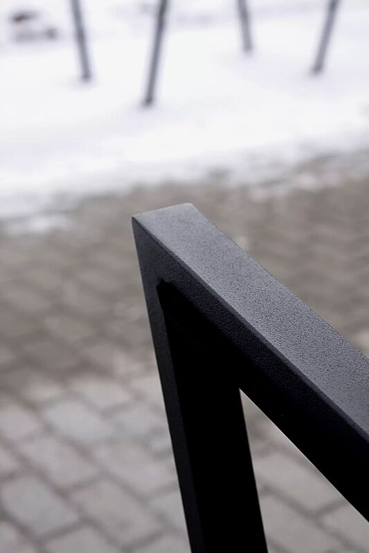 Detail: integrierter Gummistreifen