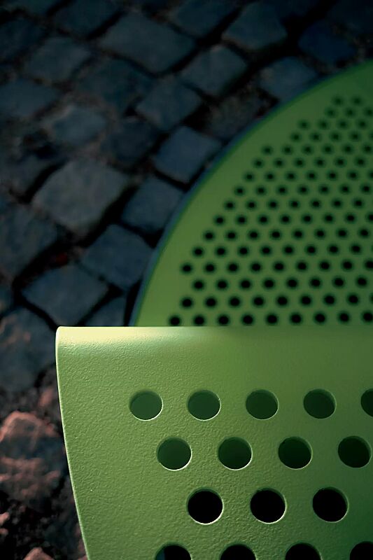 Detail: Sitz ohne Kunststoffnoppen