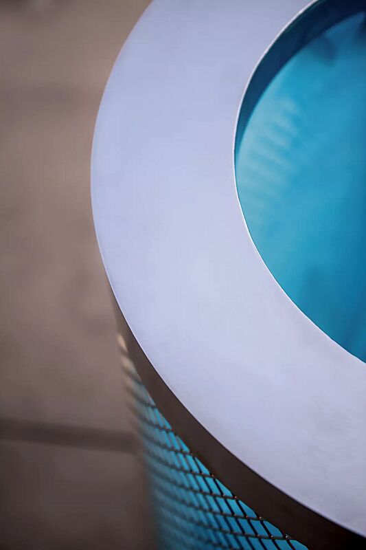 Detail: Edelstahlring