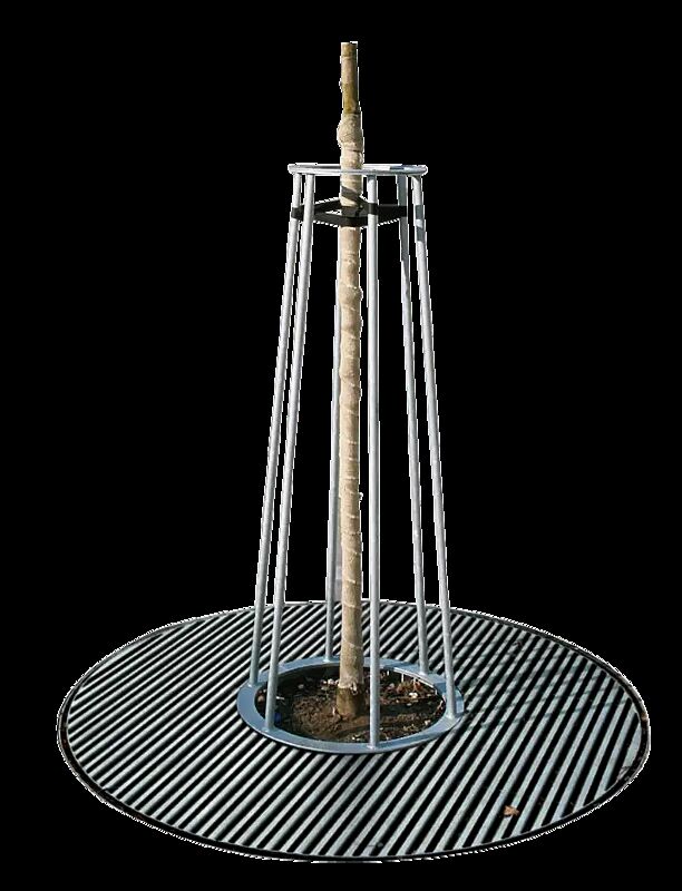 Baumschutzrost ARBOTTURA, rund, mit Baumschutzgitter