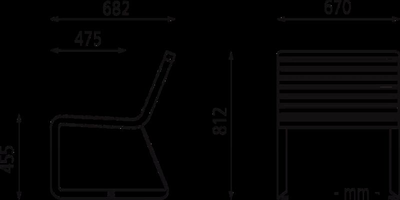 Sitz IGLAU MODERN mit Rückenlehne