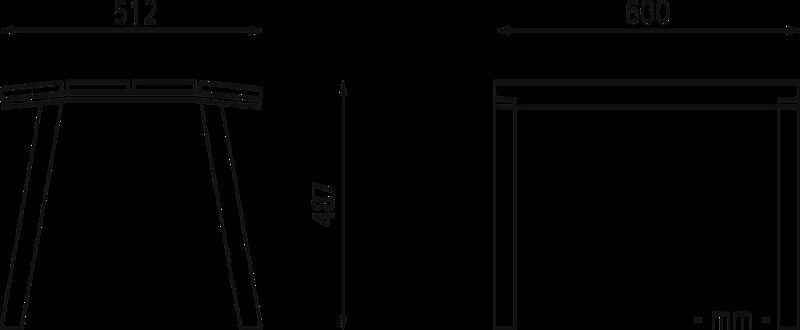 Sitz EGER MODERN ohne Rückenlehne