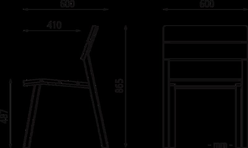 Sitz EGER MODERN mit Rückenlehne