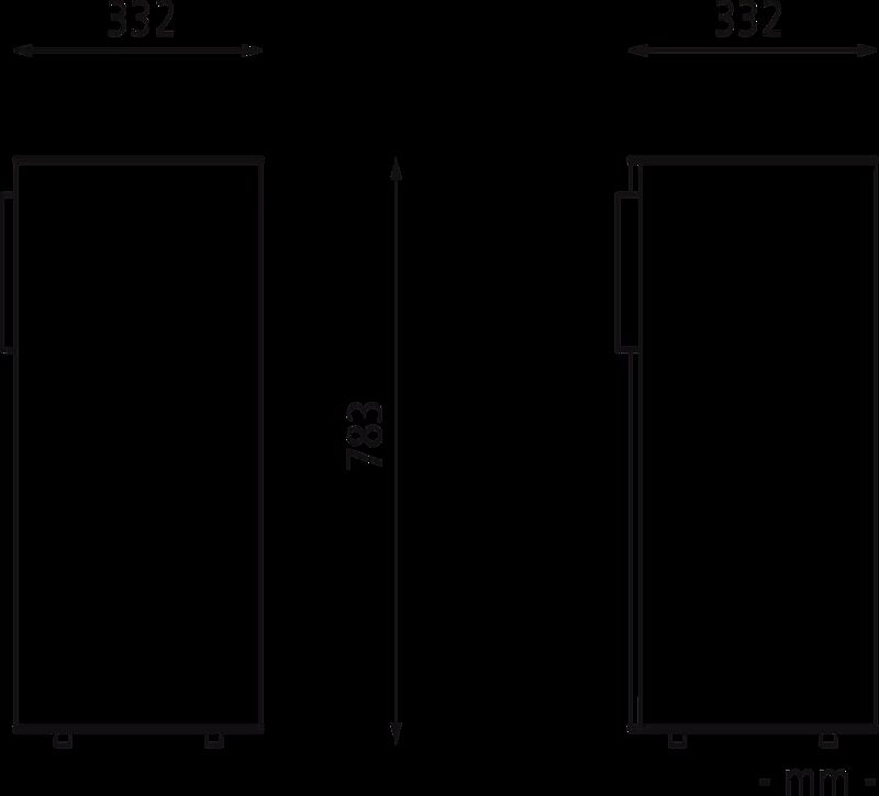 Abfallbehälter EGER mit Stahlblech