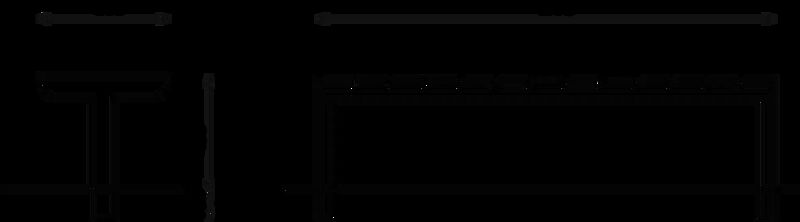 Sitzbank UNOLA CENTRO ohne Rückenlehne