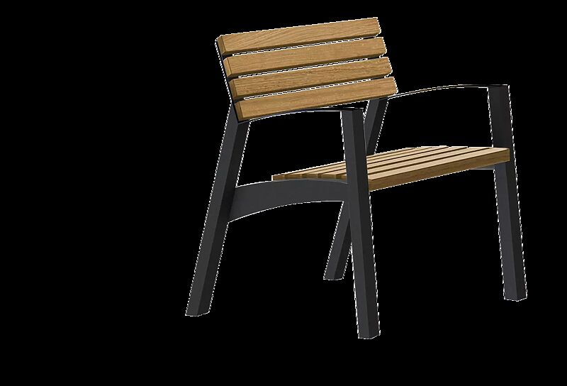 Sitz VERA mit Rücken- und Armlehnen