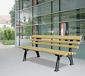 Sitzbank MESSINA mit Fichtenholzbelattung