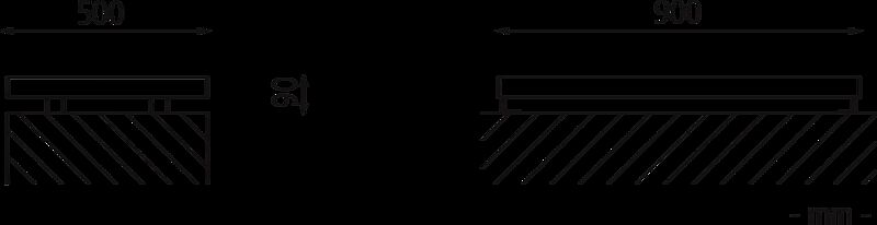 Mauerauflage LIGURIA ohne Rückenlehne