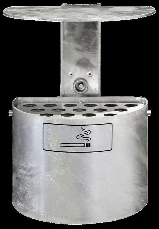 Halbrundascher KERRY mit Schutzdach, feuerverzinkt