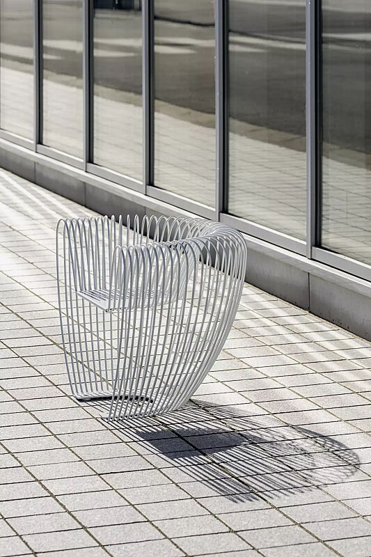 Sitz BUBBLE in RAL 9010 reinweiß