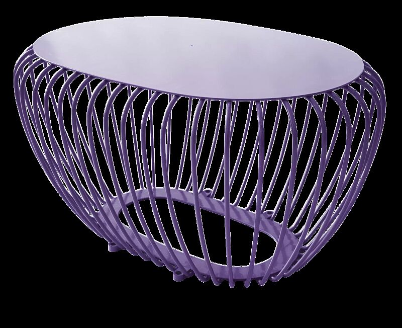 Tisch BUBBLE in RAL 4005 blaulila