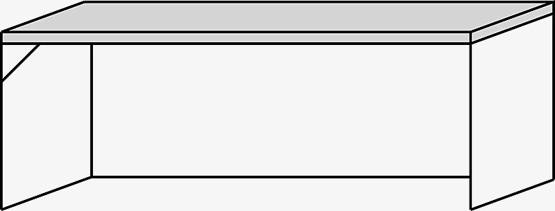 Fahrradüberdachung BALTIMORE feuerverzinkt, 2-Felder