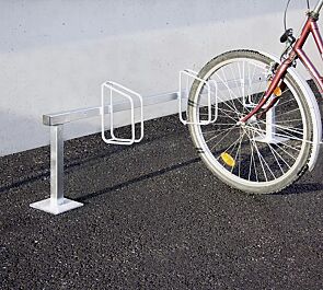Fahrradständer CARTAGO zum Aufdübeln, 3 Stellplätze