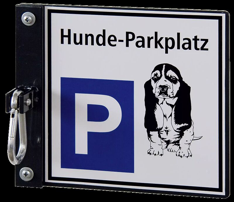 Hunde-Parkplatz BEAGLE zur Wandbefestigung, in RAL 7016 anthrazitgrau